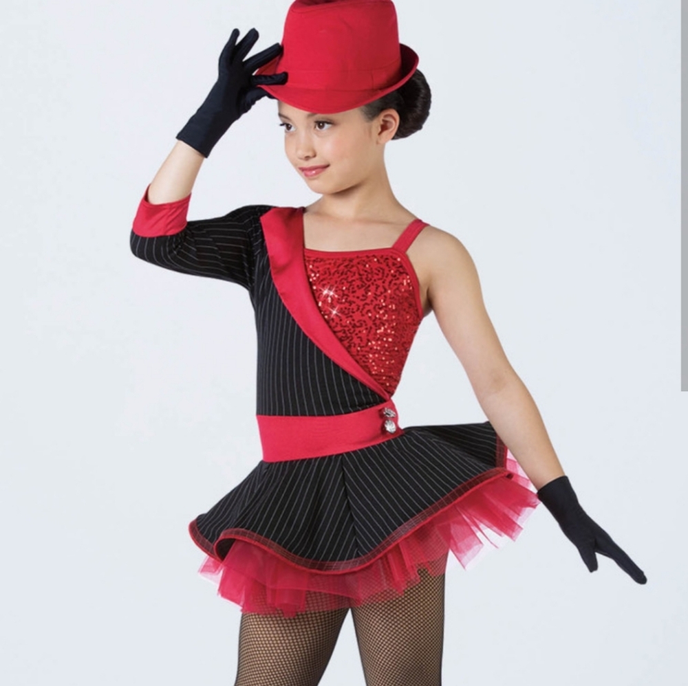 Pinstripe Kids Dance Costume